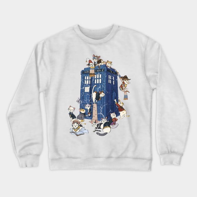 THE PURR BOX Crewneck Sweatshirt by Rhasani Tong Go